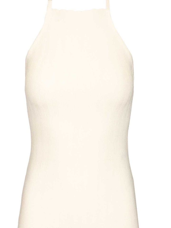 Jacquemus Tablier Dress Abiti - Bianco | 2c3558f70014e9ce8e2692e43a52fb8e1b66a507