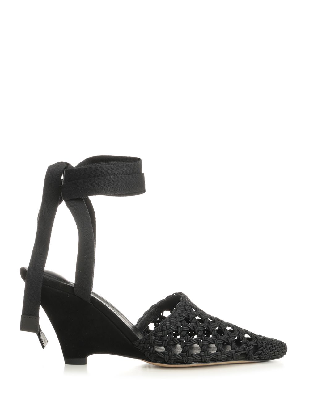 Jacquemus High Espadrilles Decollete - Nero | efcefefd28c769e2726223a9ebe5b949bd53df27