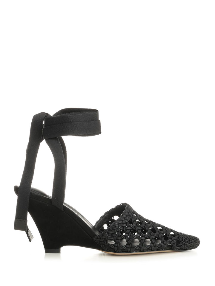 Jacquemus High Espadrilles Decollete - Nero | efcefefd28c769e2726223a9ebe5b949bd53df27