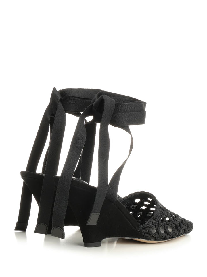 Jacquemus High Espadrilles Decollete - Nero | 93932a7a8f413def726d33afba3c8b20ccbf6bc3