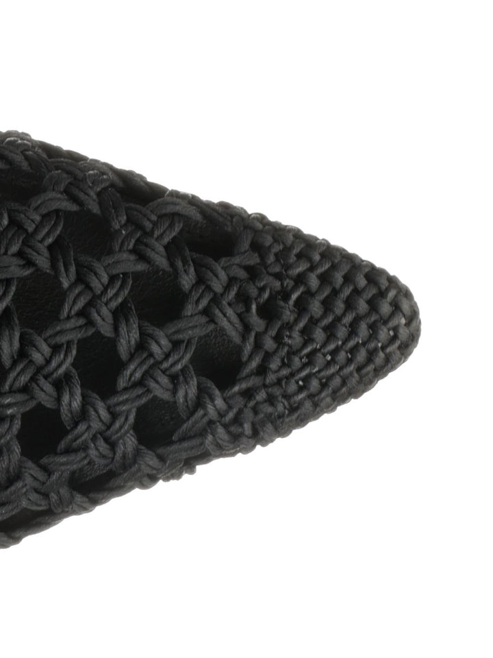 Jacquemus High Espadrilles Decollete - Nero | e4d5fdad6a27666e0854a607dc84a5b53806b865