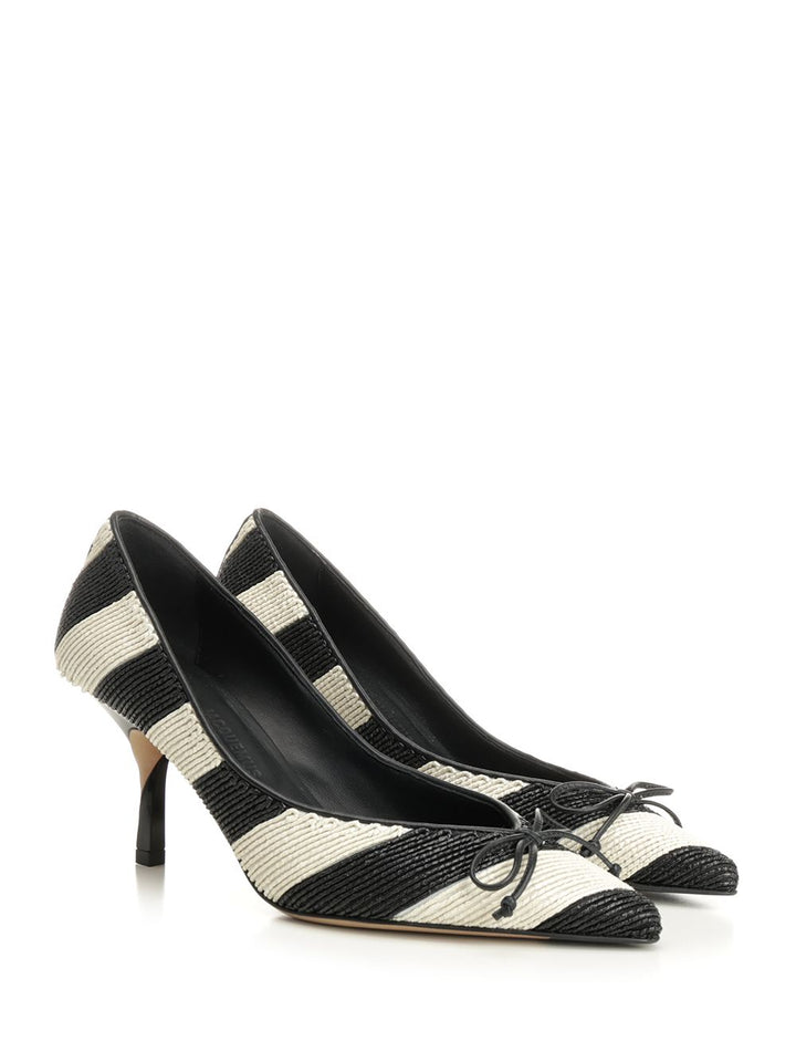 Jacquemus Tourni Décolleté Decollete - Bianco | d2b07e5a936f9c15b3a251e0c42767f4f93bfbce