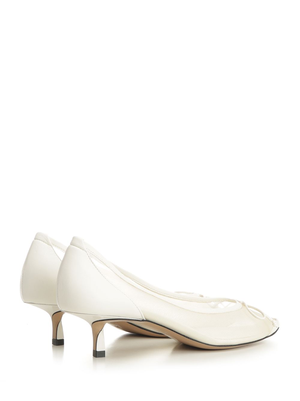 Jacquemus Tourni Low-Heeled Decollete - Bianco | 57bd0d8b089cafae84d4ee5252dcf8a982dde20a