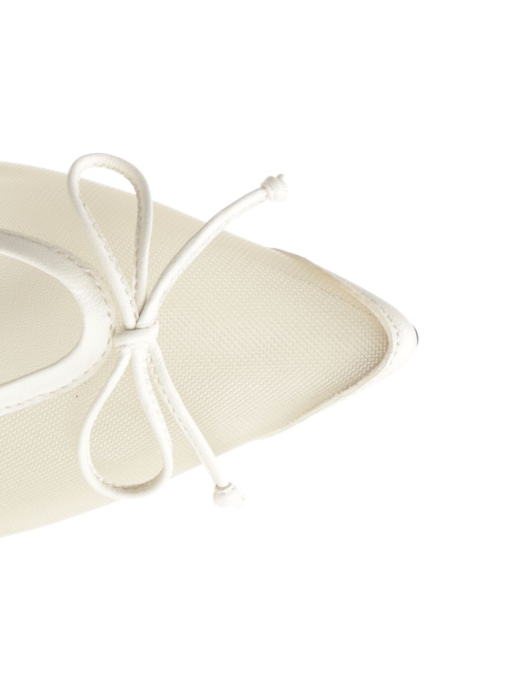 Jacquemus Tourni Low-Heeled Decollete - Bianco | c4a86902159fe54bdea02bbaa358b1b2fa7f2775
