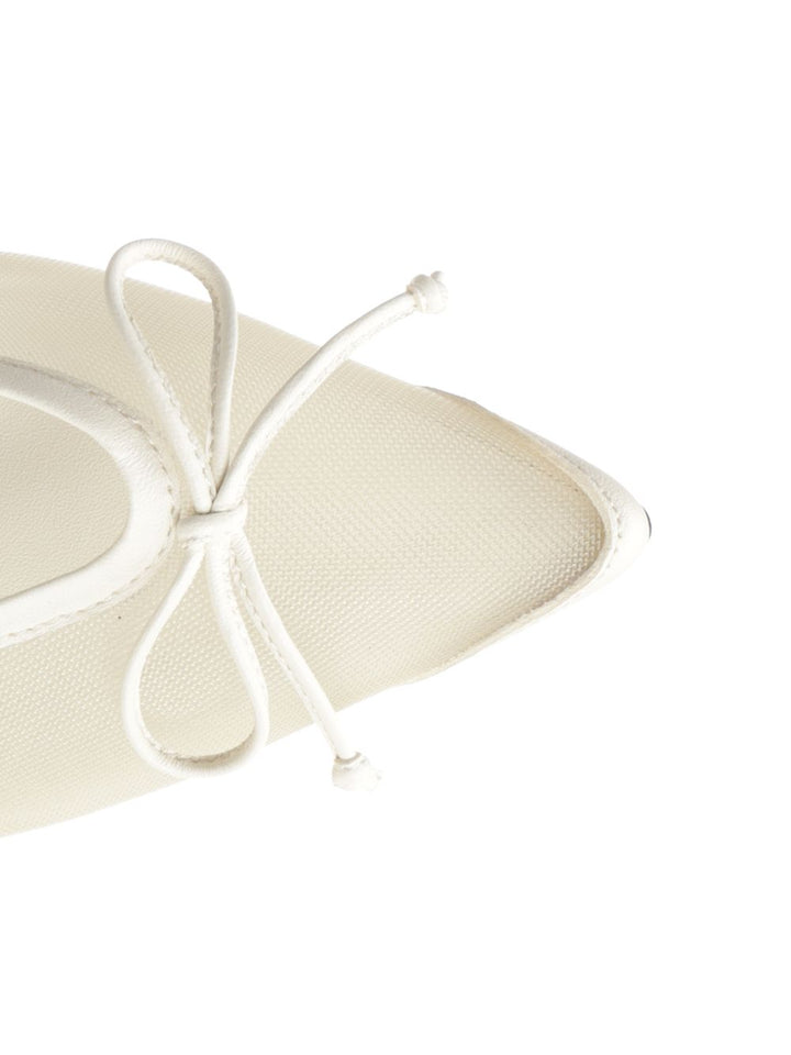 Jacquemus Tourni Low-Heeled Decollete - Bianco | c4a86902159fe54bdea02bbaa358b1b2fa7f2775