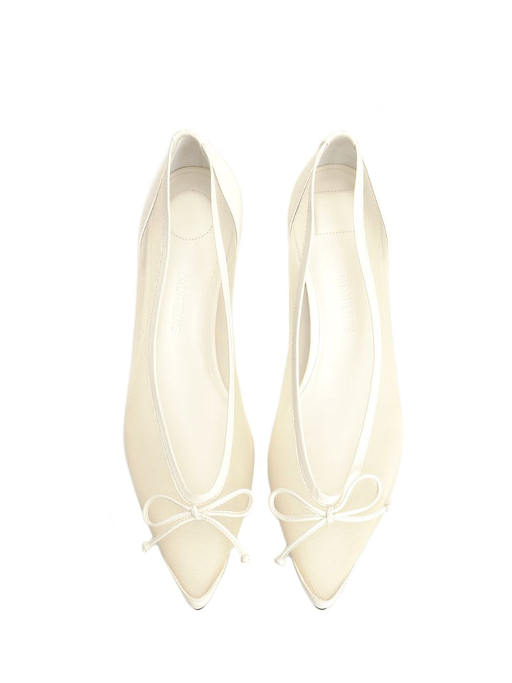 Jacquemus Tourni Low-Heeled Decollete - Bianco | de446249b74967b81199e8ef256f0c233ae27408