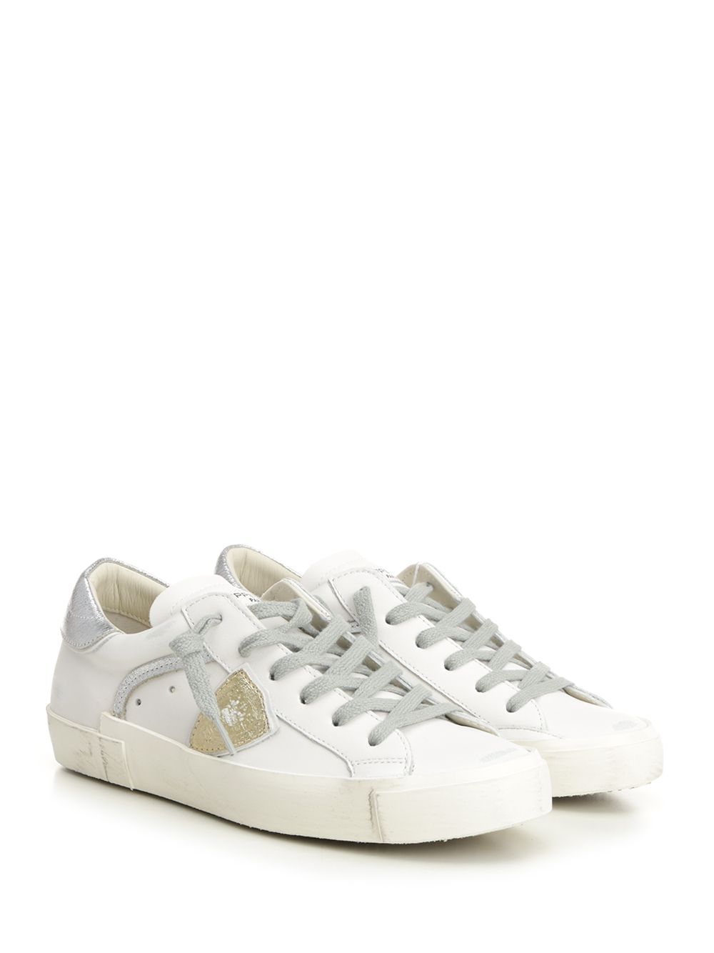 Philippe Model Prsx Low Woman Sneakers - Bianco | b9aab888281b8b1e1cea3a14e53d156eada9256d