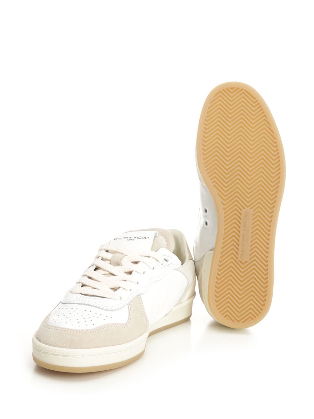 Philippe Model Pgal Low Woman Sneakers - Beige | a2e065c37b109ba76694a6b8713422f7d77b2795