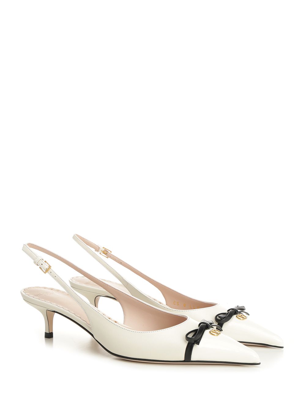 Valentino Garavani Bepointy Slingback Decollete - Bianco | 37c88ec2fb26dcc9deef504b0259492c38e37825