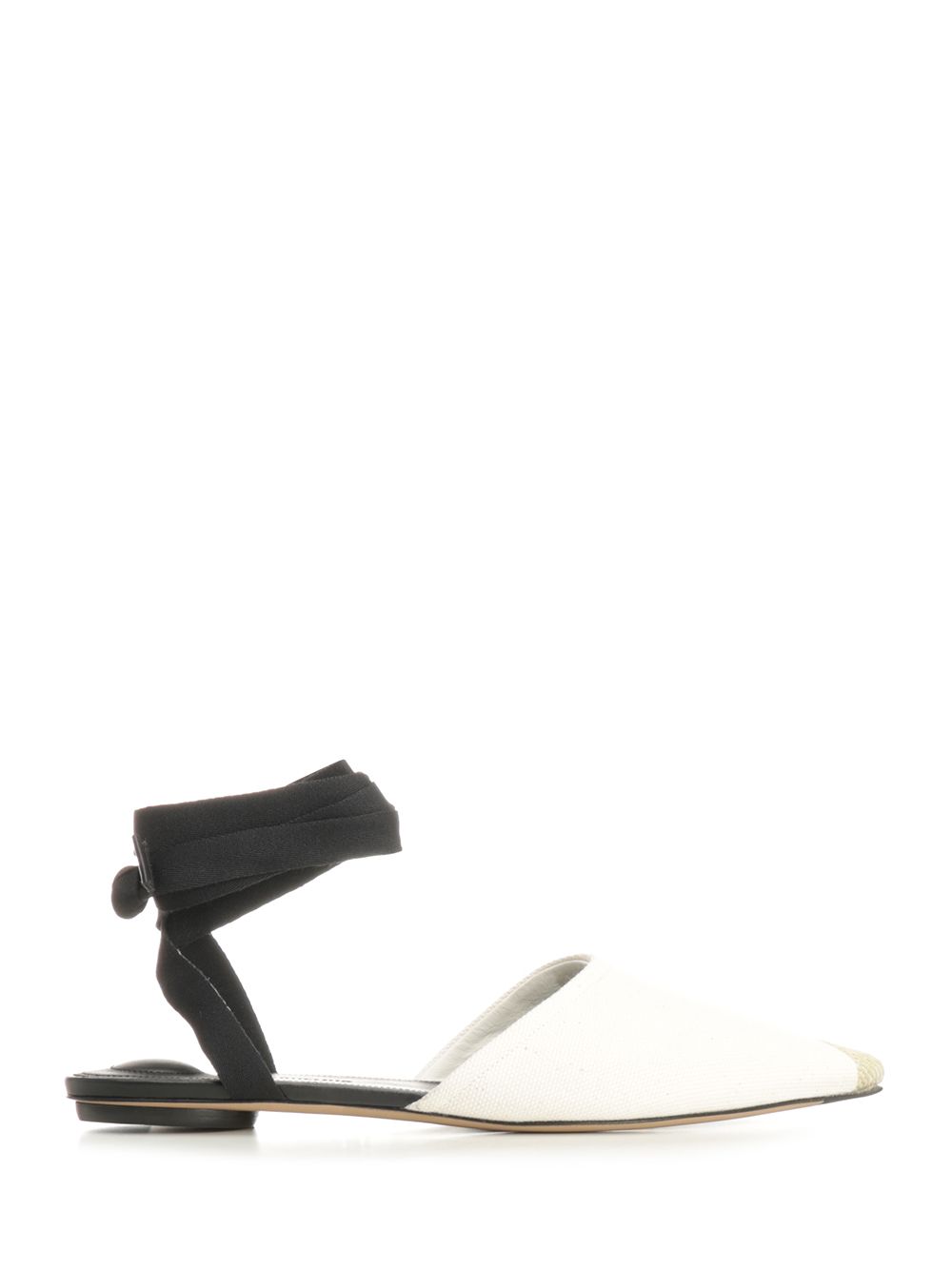 Jacquemus Canvas Espadrille Mules Scarpe basse - Bianco | ecce4d99c1005f91ccf5f05fd97fd9b7ad4d4408