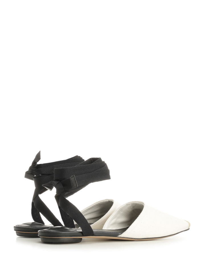 Jacquemus Canvas Espadrille Mules Scarpe basse - Bianco | 2d19c6769bdebdea3bb883f0c64c1a881f15f4be