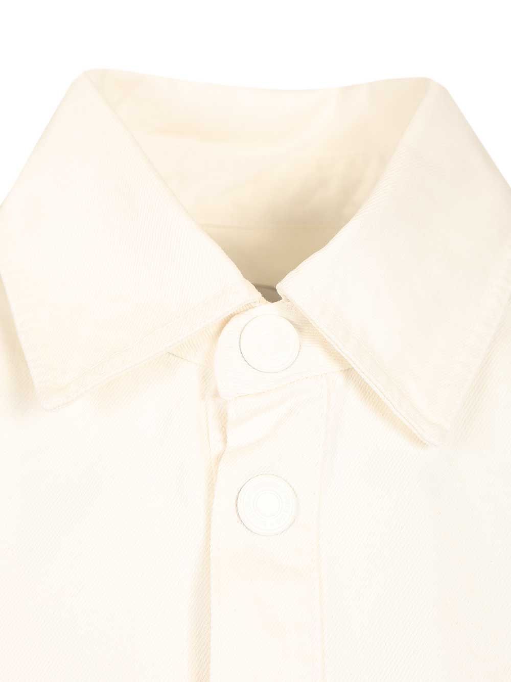 Ami Overshirt With Knitted Ami De Coeur Shirts - Bianco | 8f5d878af9b463eaa14554c6a693ca834cc25210