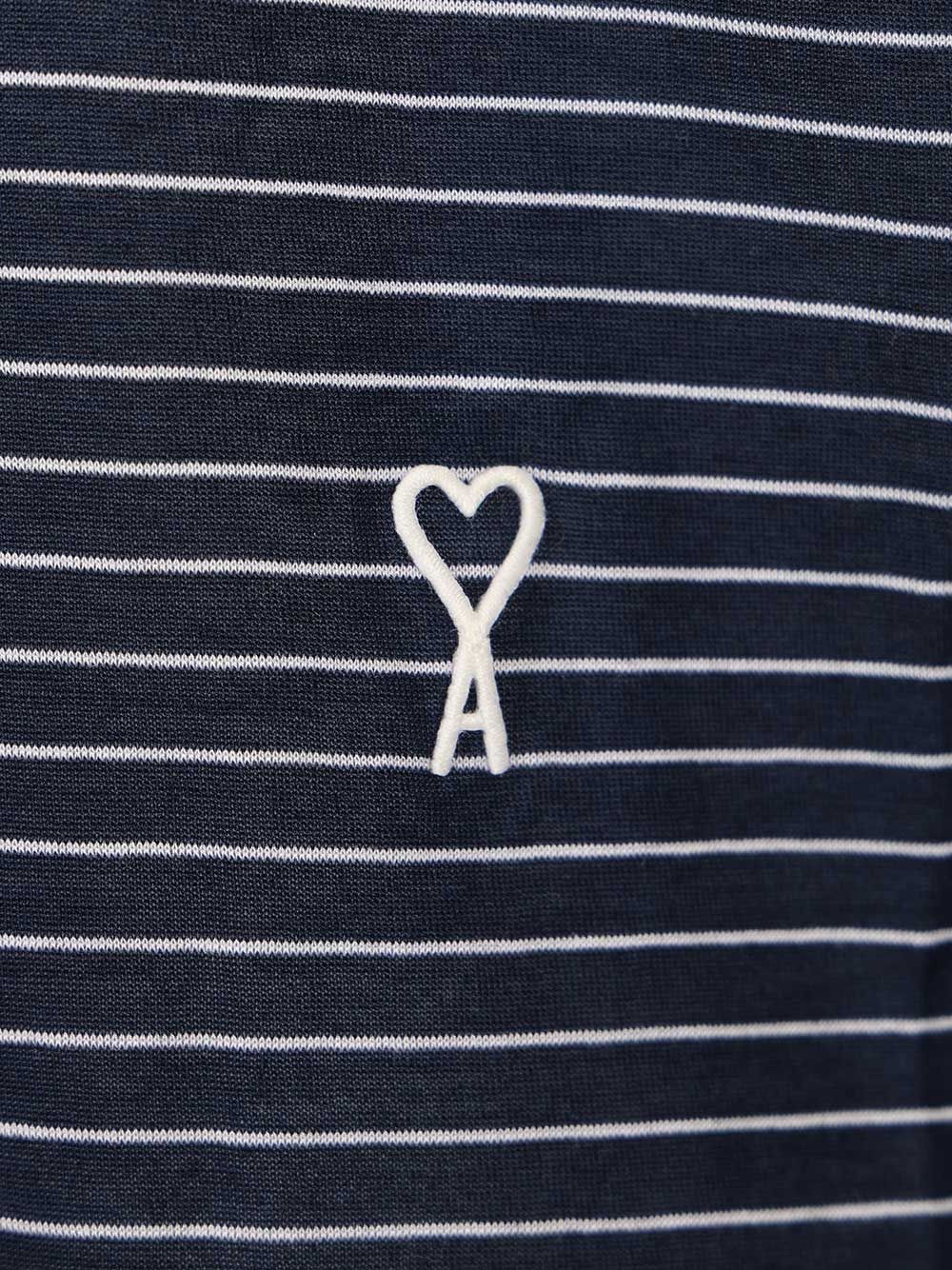 Ami Short-Sleeved T-Shirt - Blu | 1bb42a918d300758114e59be0ec11ef1b8f3a857
