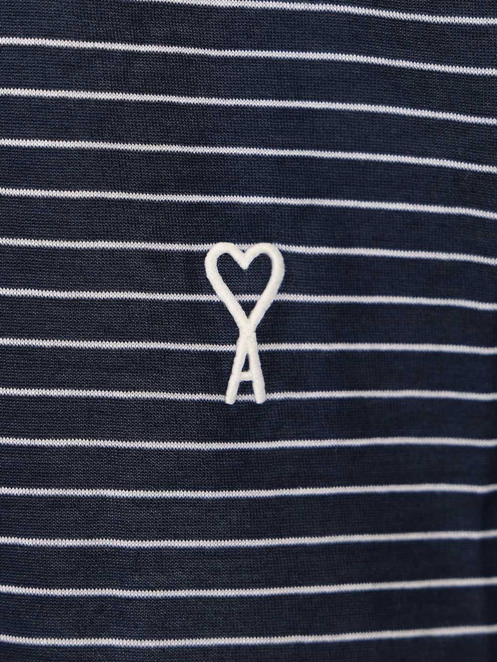 Ami Short-Sleeved T-Shirt - Blu | 1bb42a918d300758114e59be0ec11ef1b8f3a857