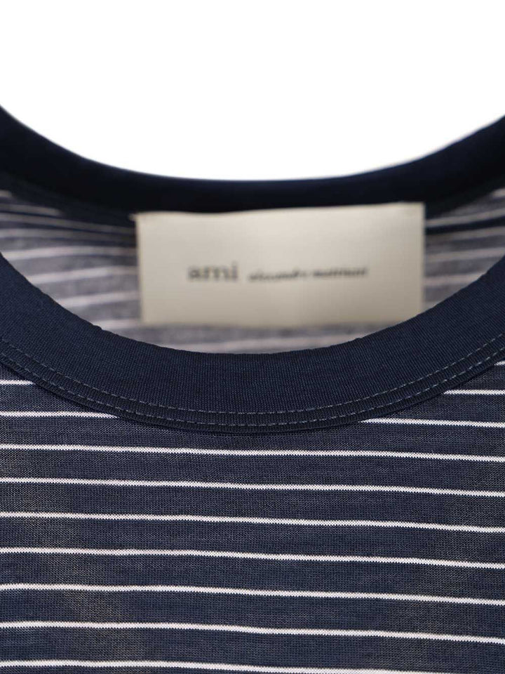 Ami Short-Sleeved T-Shirt - Blu | 5cc51b70a129dcd8e02358ed06177db41ad91285