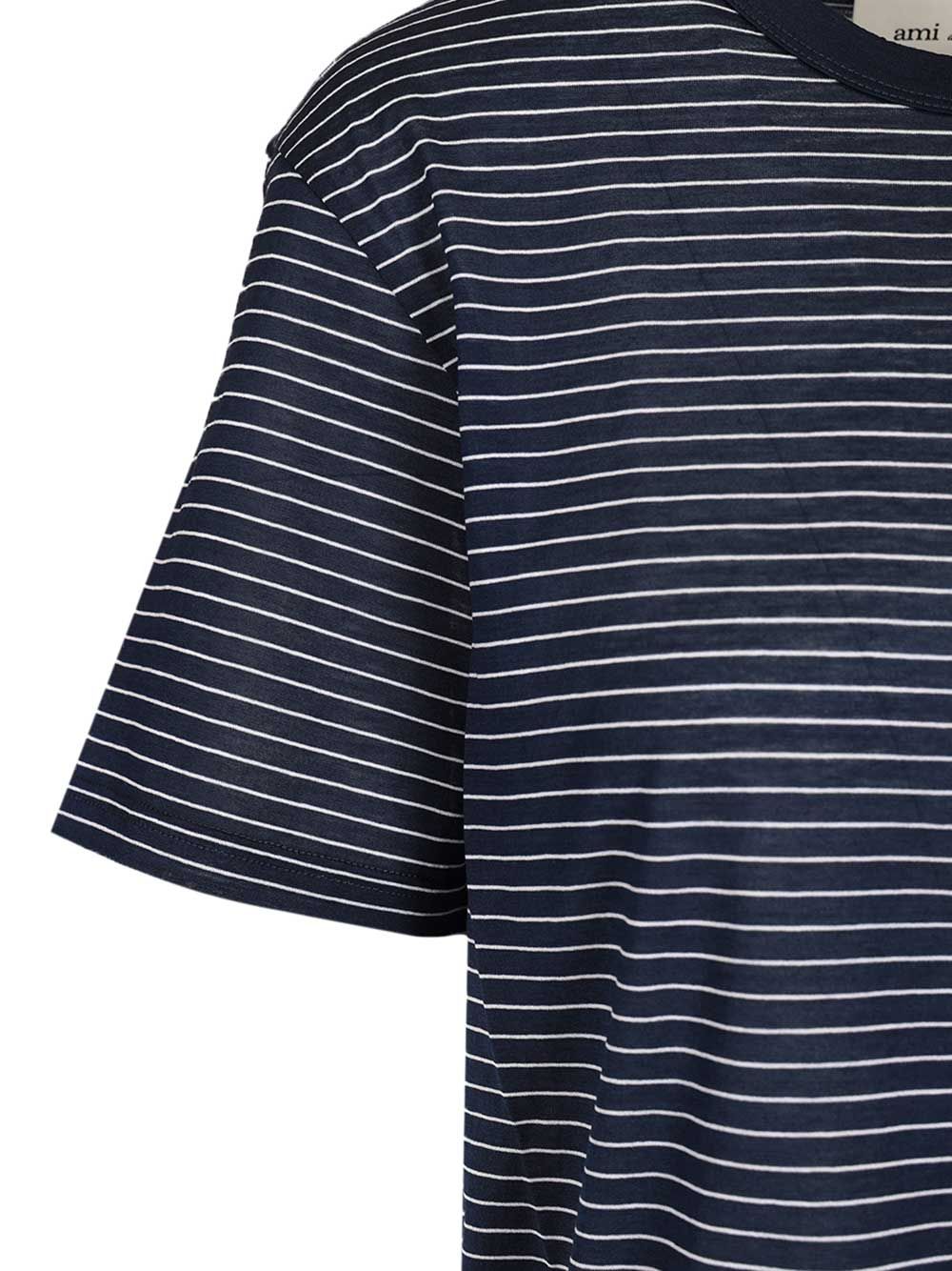 Ami Short-Sleeved T-Shirt - Blu | 39a9fcae35cb92fd62875854997c5afee339be80