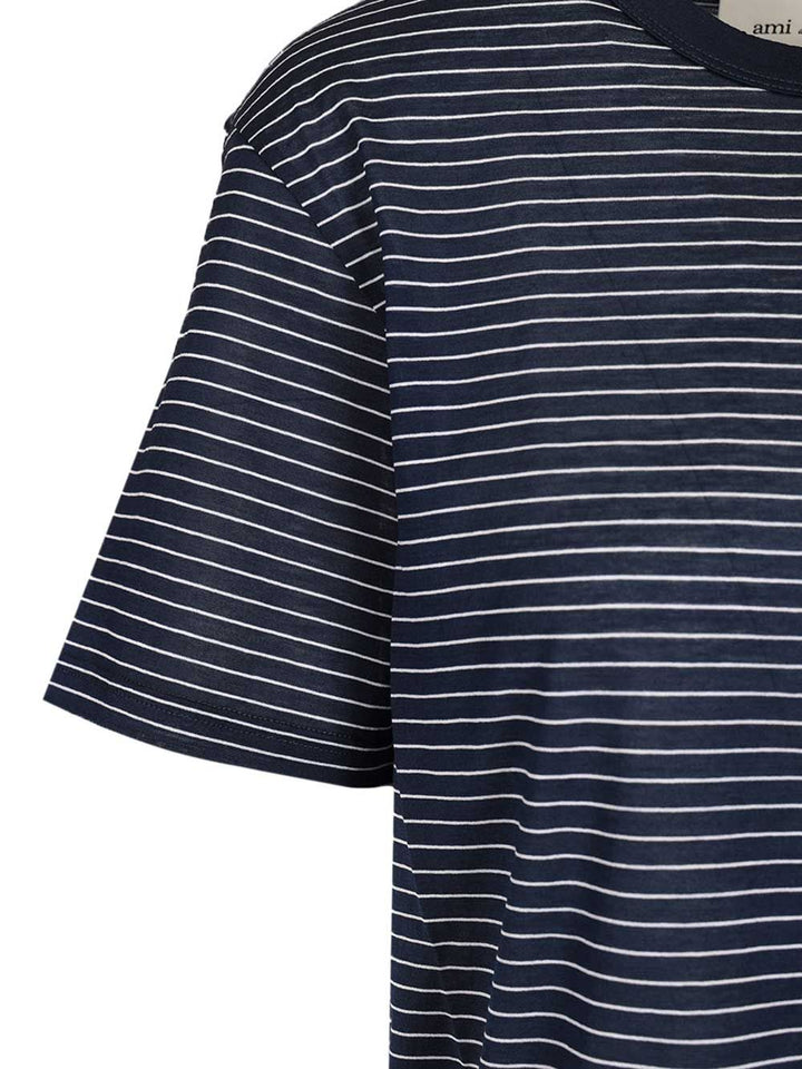 Ami Short-Sleeved T-Shirt - Blu | 39a9fcae35cb92fd62875854997c5afee339be80