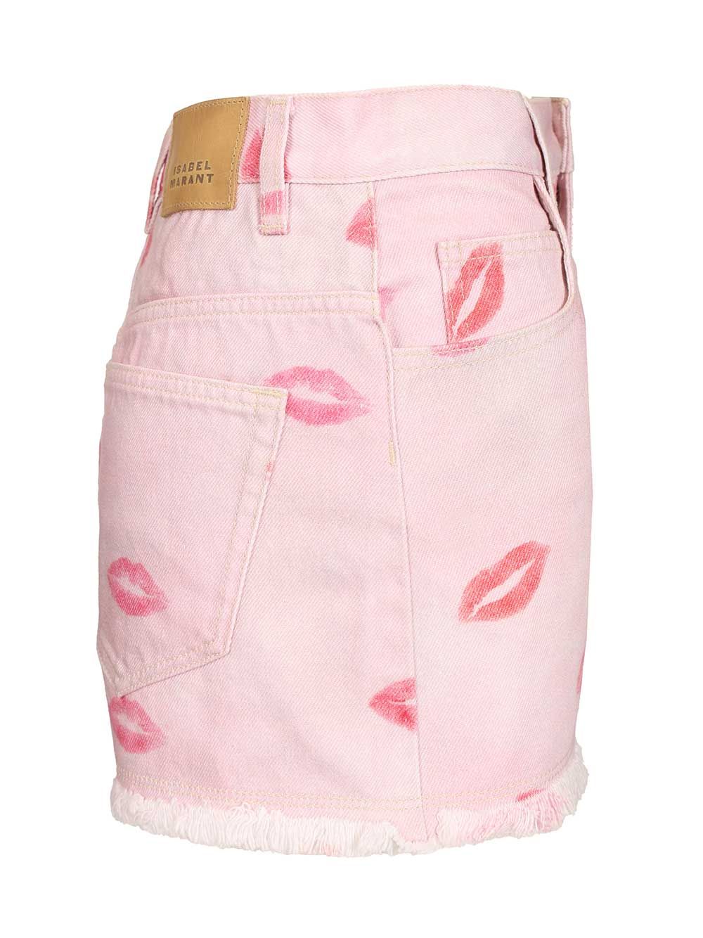 Marant Etoile Lesia Shorts Trousers - Rose | 96d1c94553eb2124efb1c0576e52ef11ca605aa3