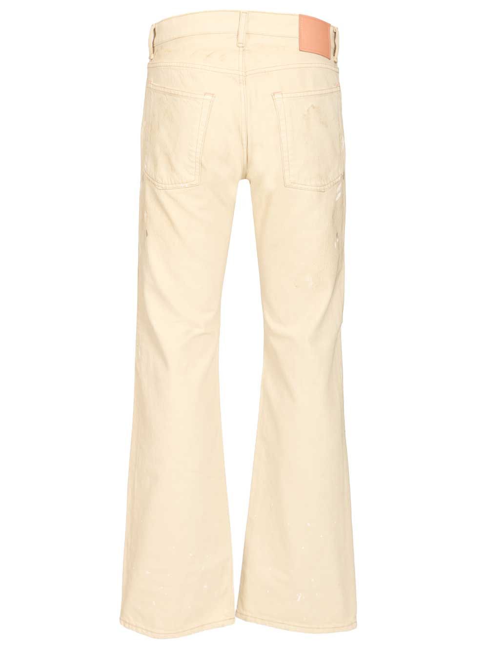 Acne Studios Regular Fit  2010m Jeans - Bianco | aca135d936b36fba3bd39304c9bb8c9bd1d26d1d