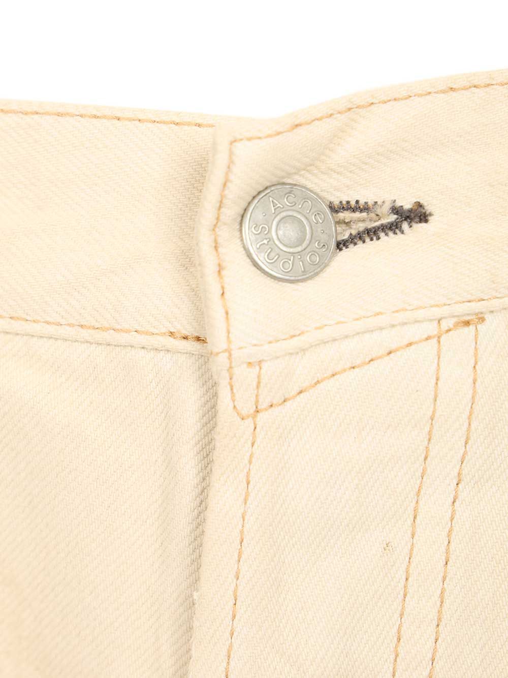 Acne Studios Regular Fit  2010m Jeans - Bianco | a95d42ba6e8165faf7232ee4e89e829b9b55f8a8