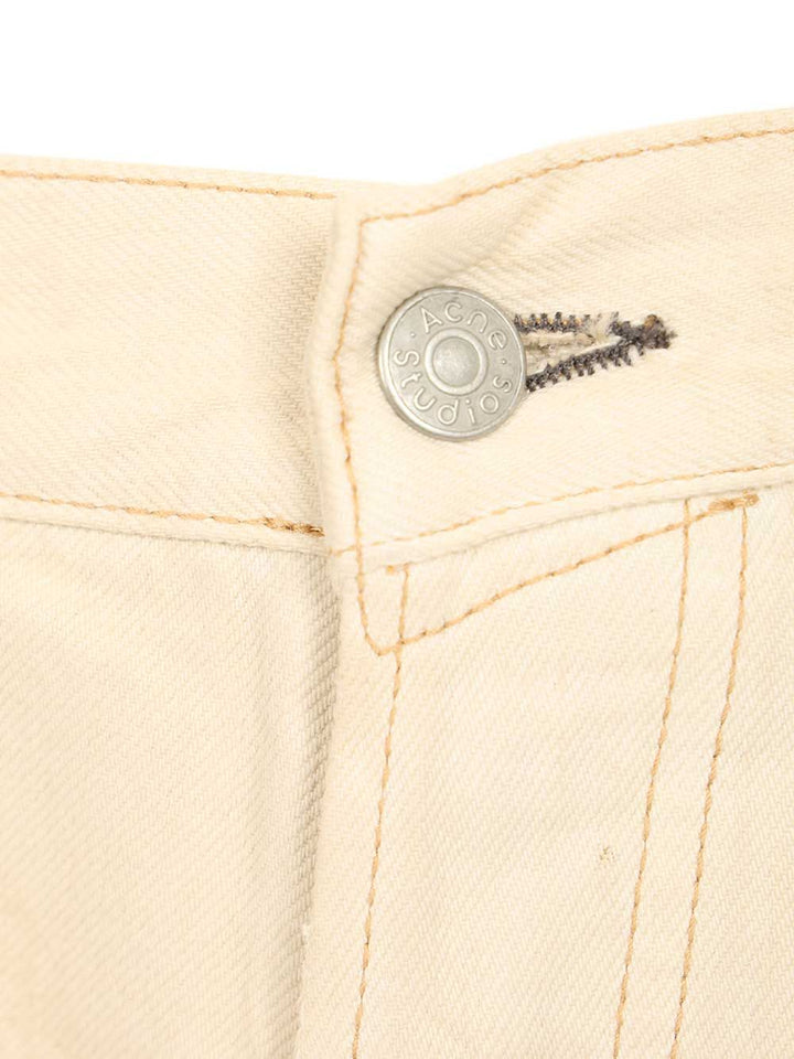 Acne Studios Regular Fit  2010m Jeans - Bianco | a95d42ba6e8165faf7232ee4e89e829b9b55f8a8