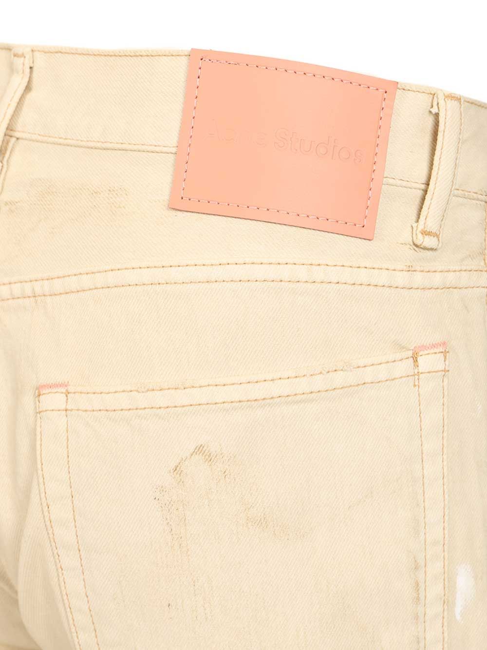 Acne Studios Regular Fit  2010m Jeans - Bianco | 7e9496966a47d493b5776cef140aee493319cbf0