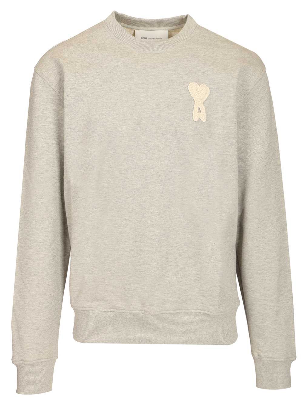Ami Ami De Coeur Sweatshirt Sweatshirts - Grey | 0f042697fab833b8c6538c79959756250ce179a3