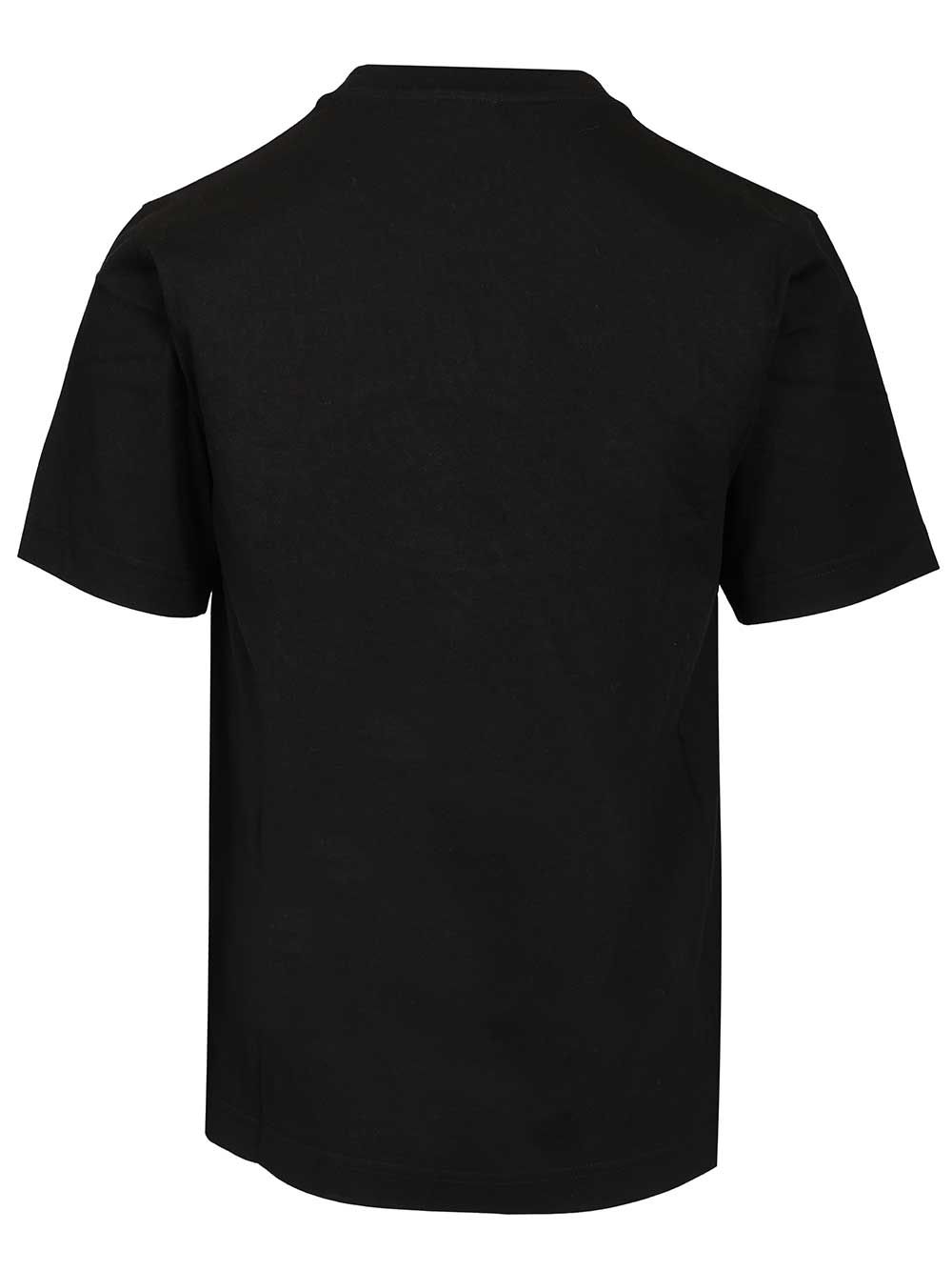 Burberry Cotton  With Knight Stamp T-Shirt - Nero | 5b570455b8c47167993add46dcb76611aa6d6f47