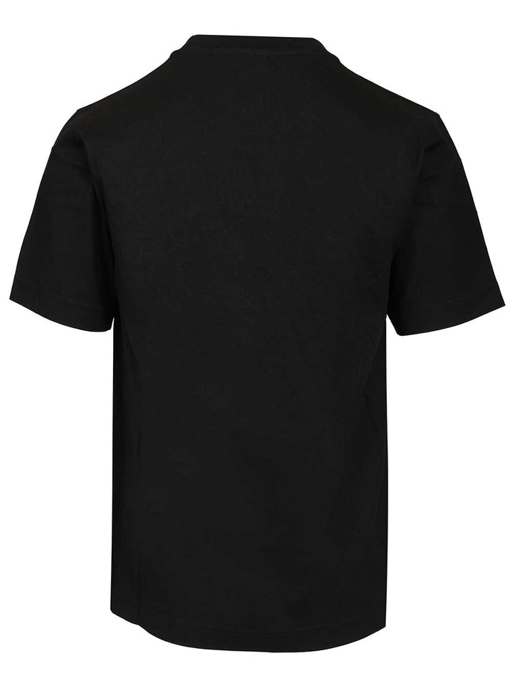 Burberry Cotton  With Knight Stamp T-Shirt - Nero | 5b570455b8c47167993add46dcb76611aa6d6f47
