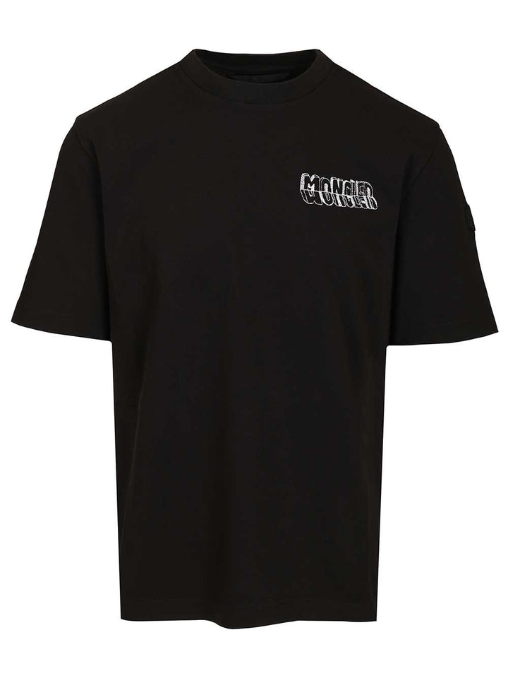 Moncler Cotton Jersey T-Shirt - Nero | a6676c69cfac0c4fa94e801912a9409856da1130