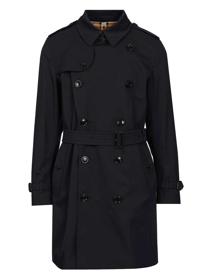Burberry The Kensington Trench Coats - Blu | b18d9092436f32daf08a895b80a7873935ba515a