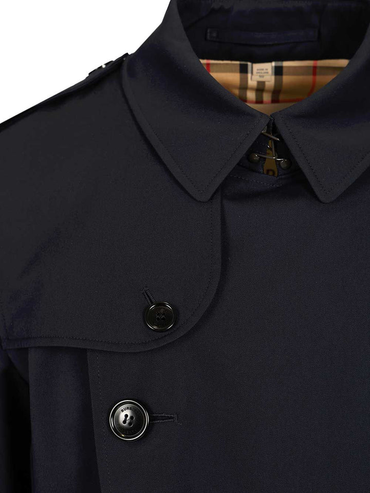 Burberry The Kensington Trench Coats - Blu | 95815e0a264b93f6f662afc4e6b2f8cb3e887e0a