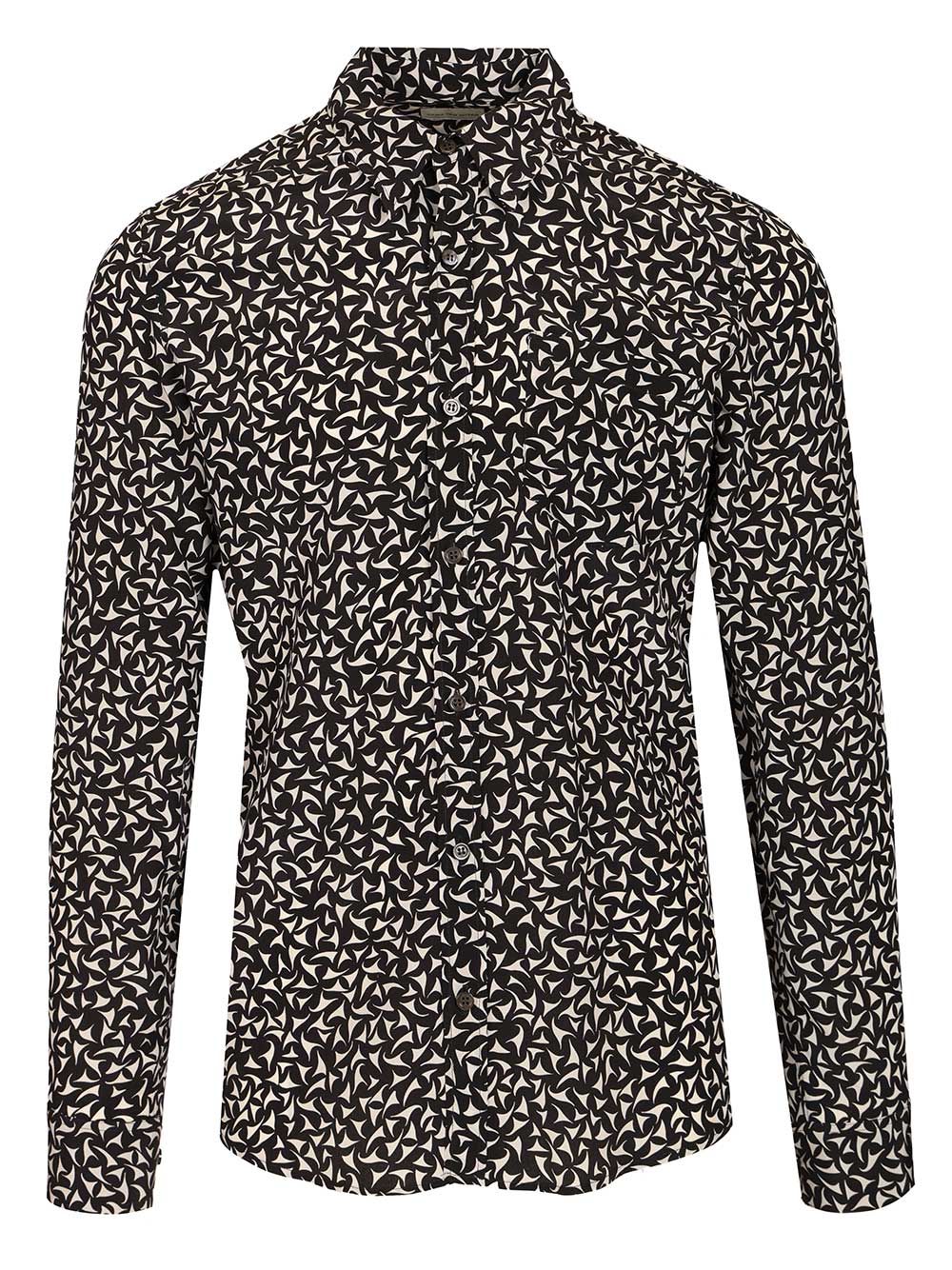 Dries Van Noten Silk Shirt Shirts - Nero | 1b80b22eb742b14400521bb3f57b50eb7a35988b