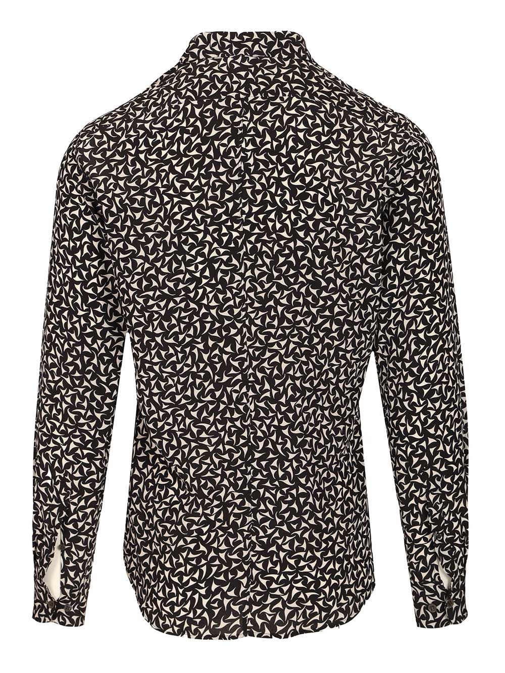 Dries Van Noten Silk Shirt Shirts - Nero | 334c03bcea567c939aa8cc78293c29019df86c95
