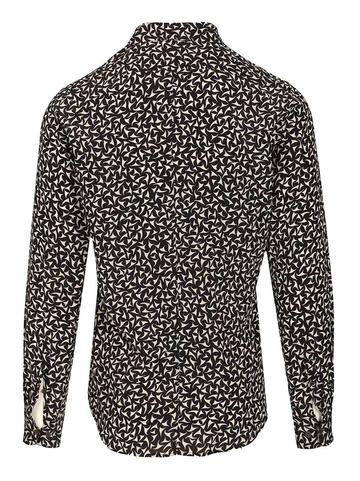 Dries Van Noten Silk Shirt Shirts - Nero | 334c03bcea567c939aa8cc78293c29019df86c95