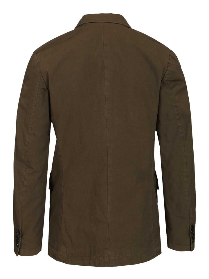 Dries Van Noten Double-Breasted Cotton Blazer Coats - Verde | 1173654ccb5523e7a4e69808481113161d9c2793
