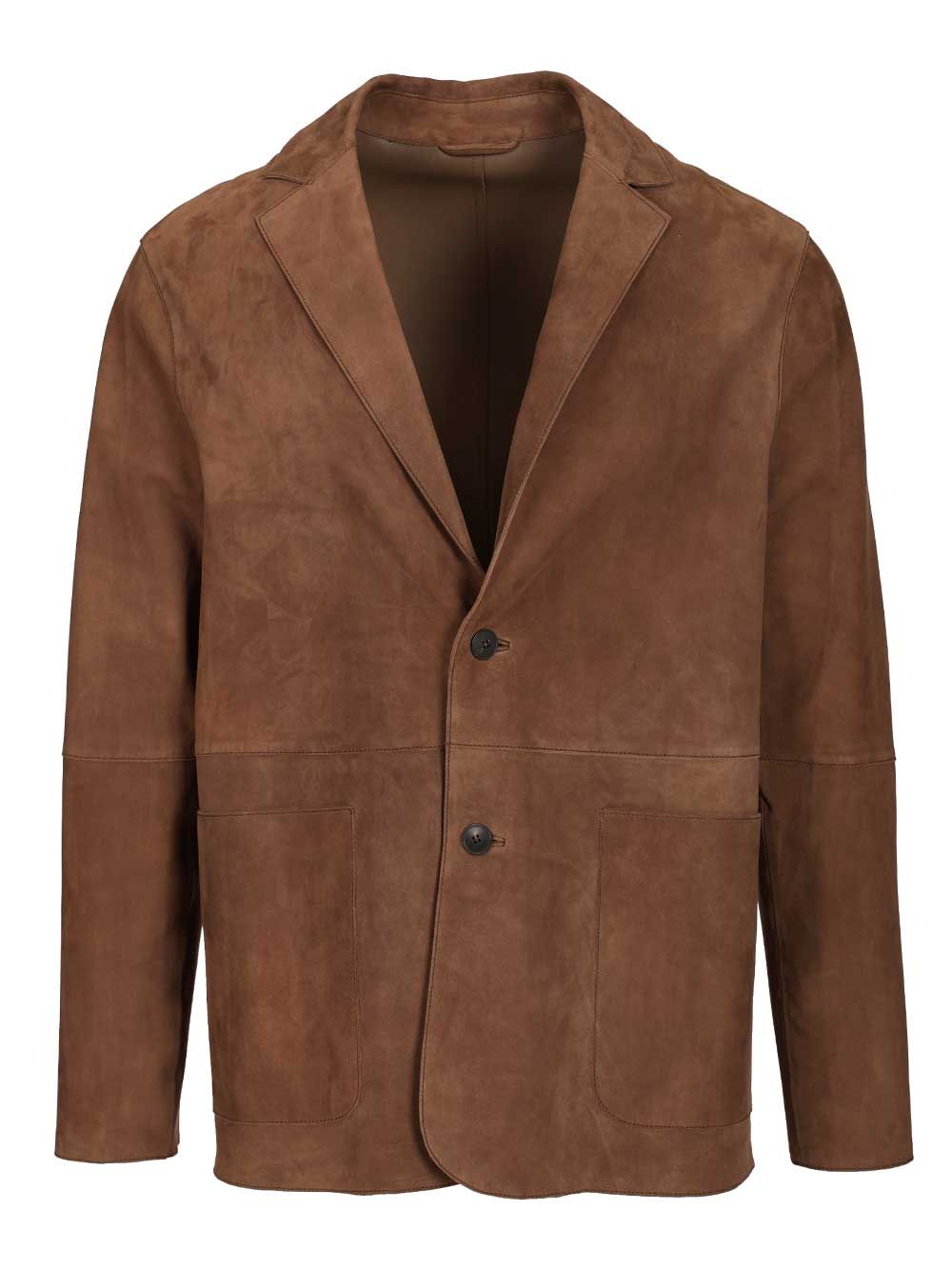 Al Duca D'Aosta Suede Blazer Giacche - Marrone | 10adeaeef8ffa7dc3257adc1a83ac5df9e5710a6