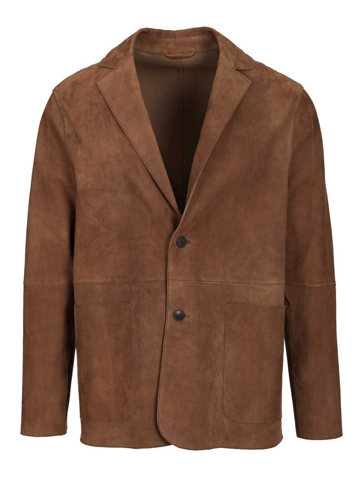 Al Duca D'Aosta Suede Blazer Giacche - Marrone | 10adeaeef8ffa7dc3257adc1a83ac5df9e5710a6