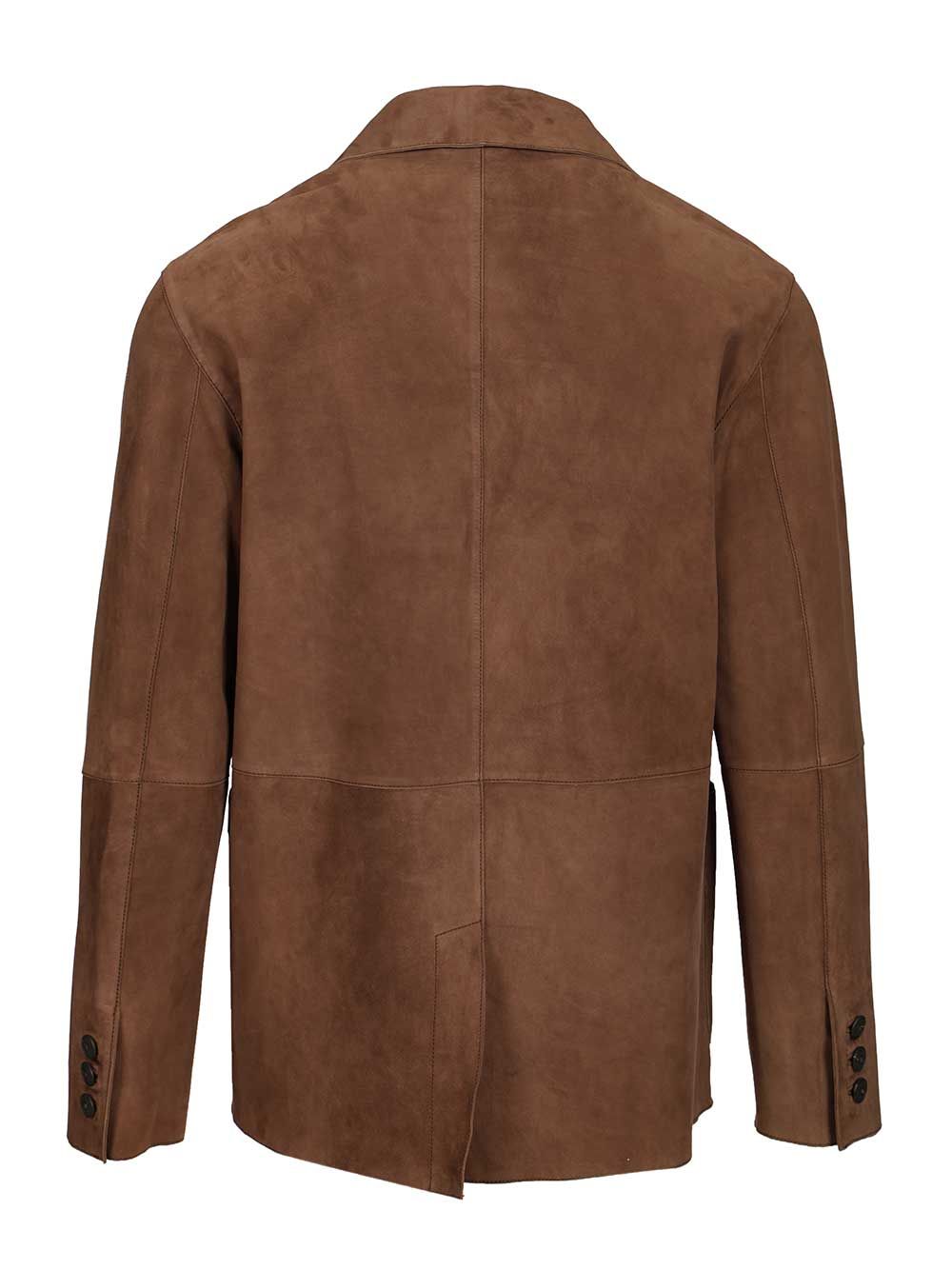 Al Duca D'Aosta Suede Blazer Giacche - Marrone | 856eb6f69f100dcc0f71ca82cae3055b46ca1f08