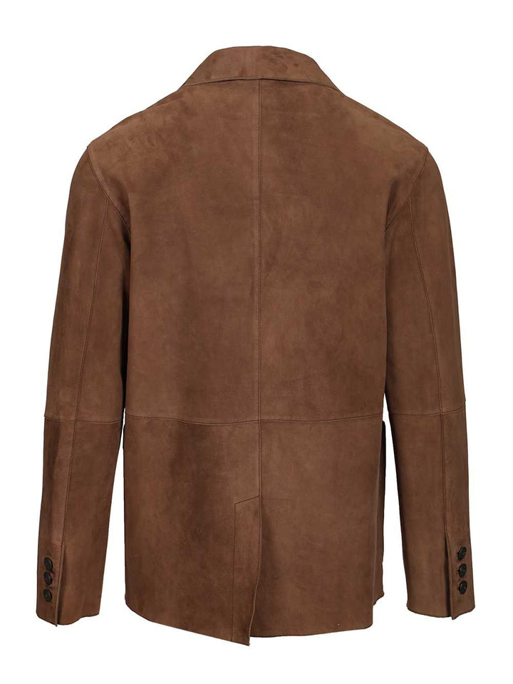 Al Duca D'Aosta Suede Blazer Giacche - Marrone | 856eb6f69f100dcc0f71ca82cae3055b46ca1f08
