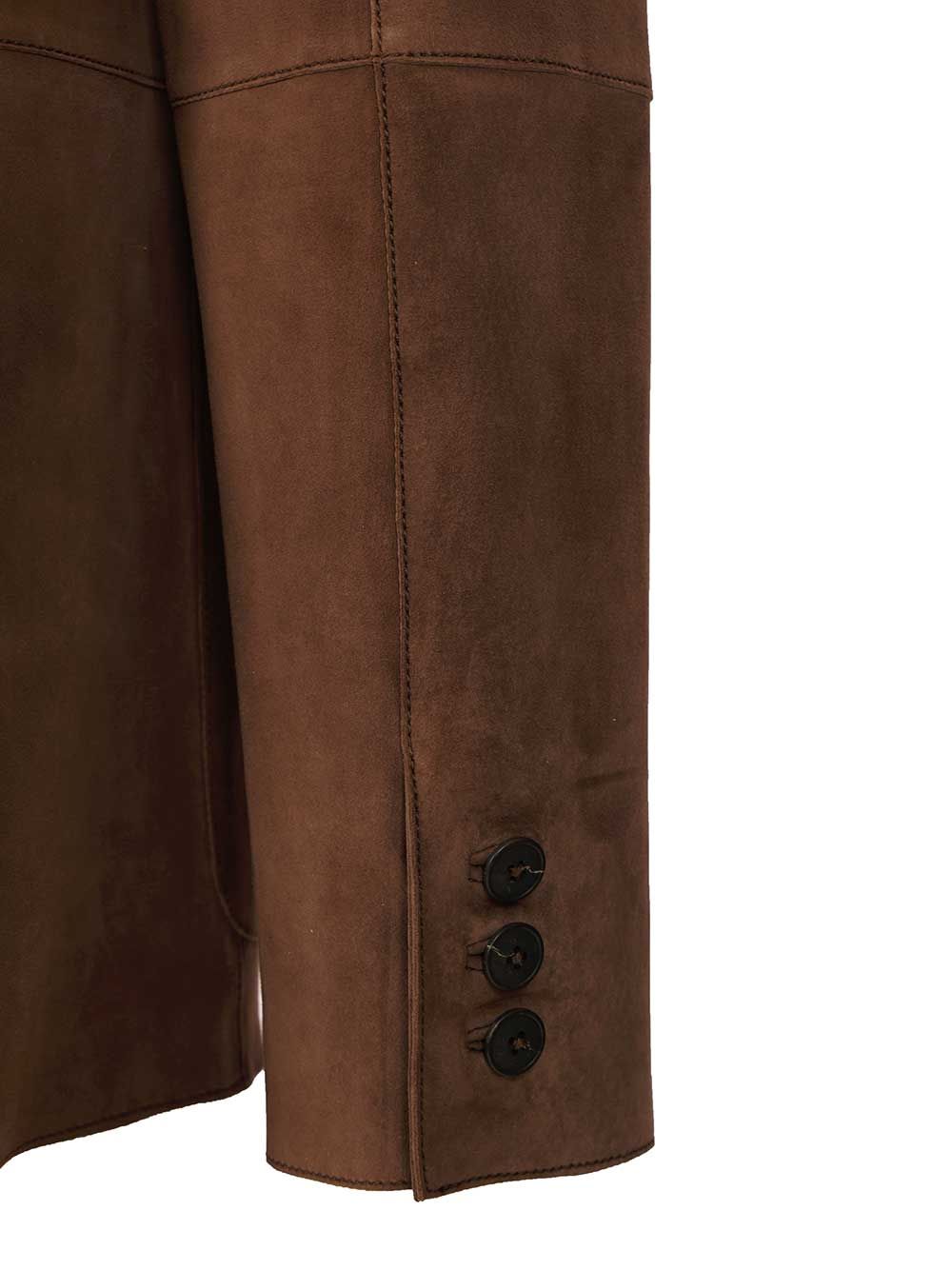 Al Duca D'Aosta Suede Blazer Giacche - Marrone | 479190de3fe0f32c3886a351f3eb0b476a02b5ee