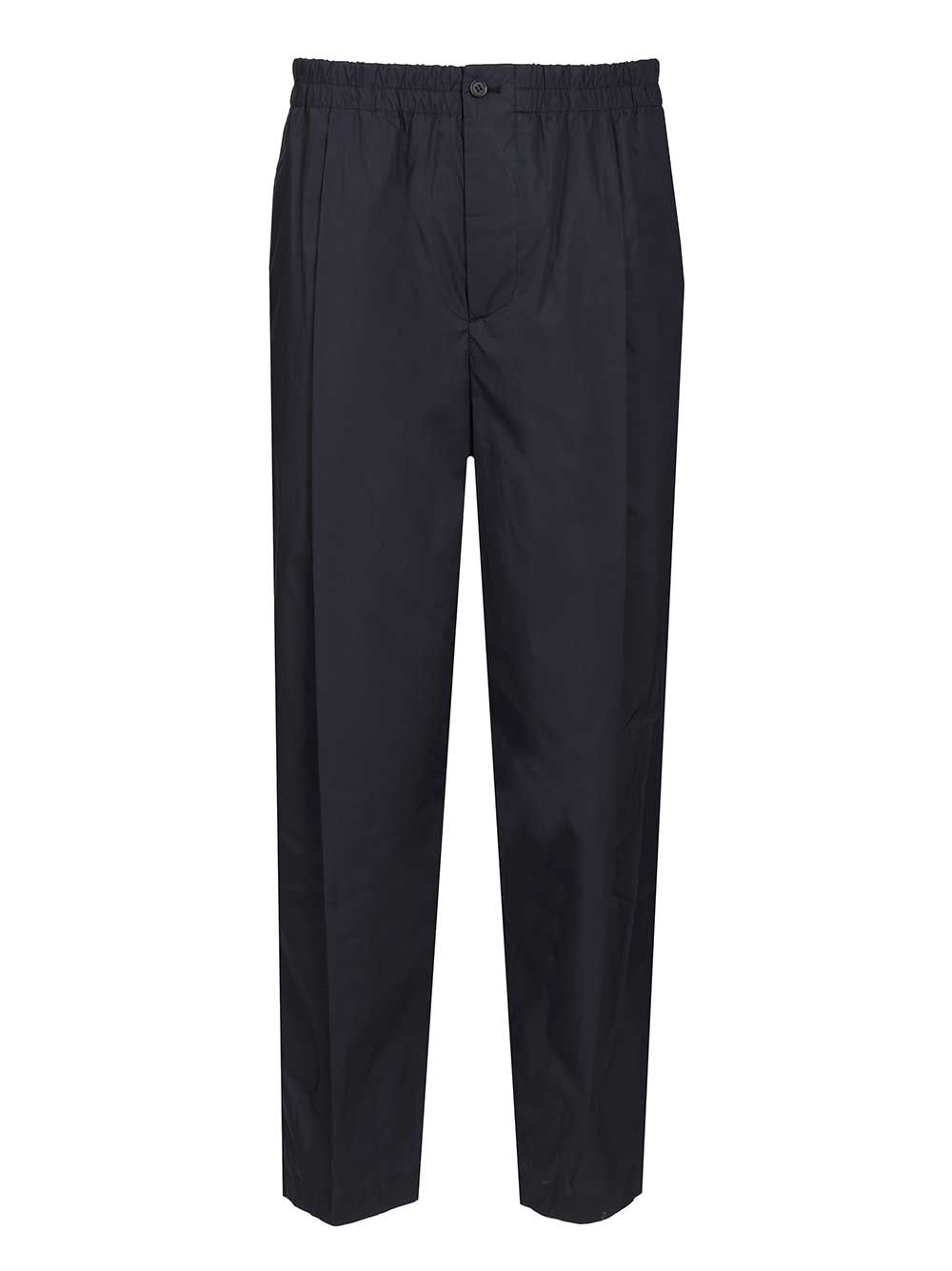 Giorgio Armani Elasticated Waist Trousers - Blu | 9451d492ad5393f1f2b64dd221066869f833c197