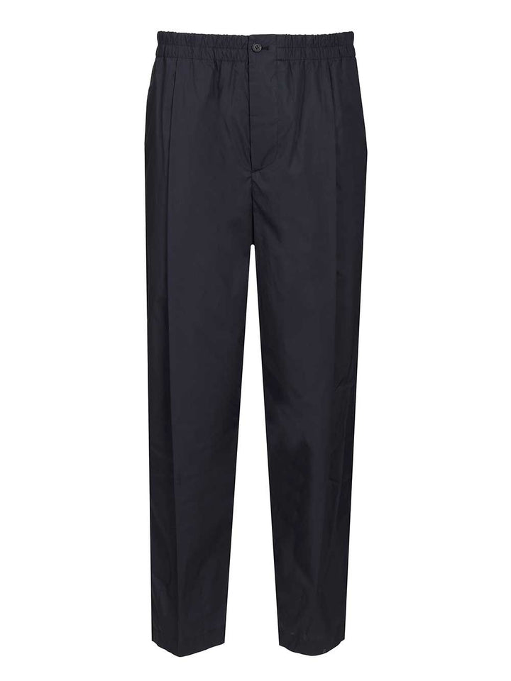 Giorgio Armani Elasticated Waist Trousers - Blu | 9451d492ad5393f1f2b64dd221066869f833c197