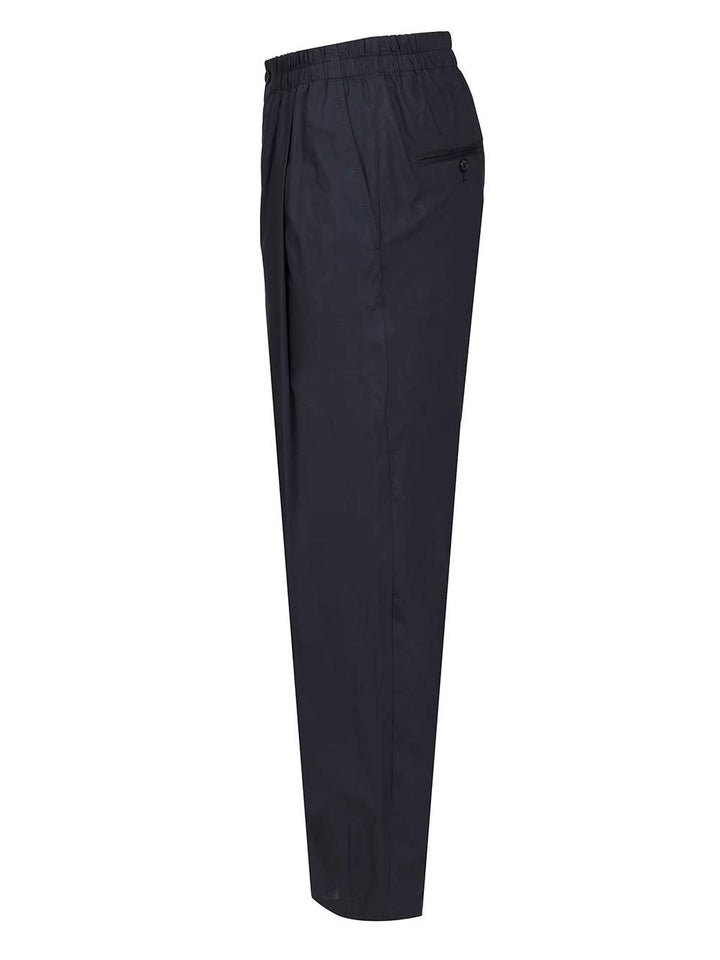 Giorgio Armani Elasticated Waist Trousers - Blu | 6a3537d5ad9a1ff30a3e1d84d9d8ab184ba55a24