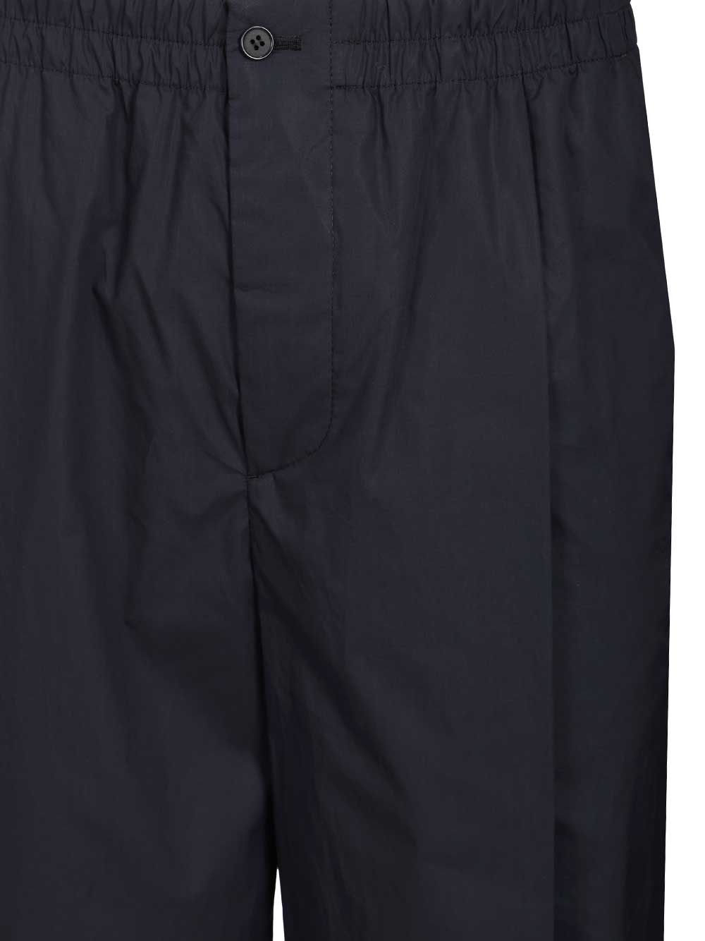 Giorgio Armani Elasticated Waist Trousers - Blu | 051f50f27147c84002c99ada0e47c7ff8d8b75f4