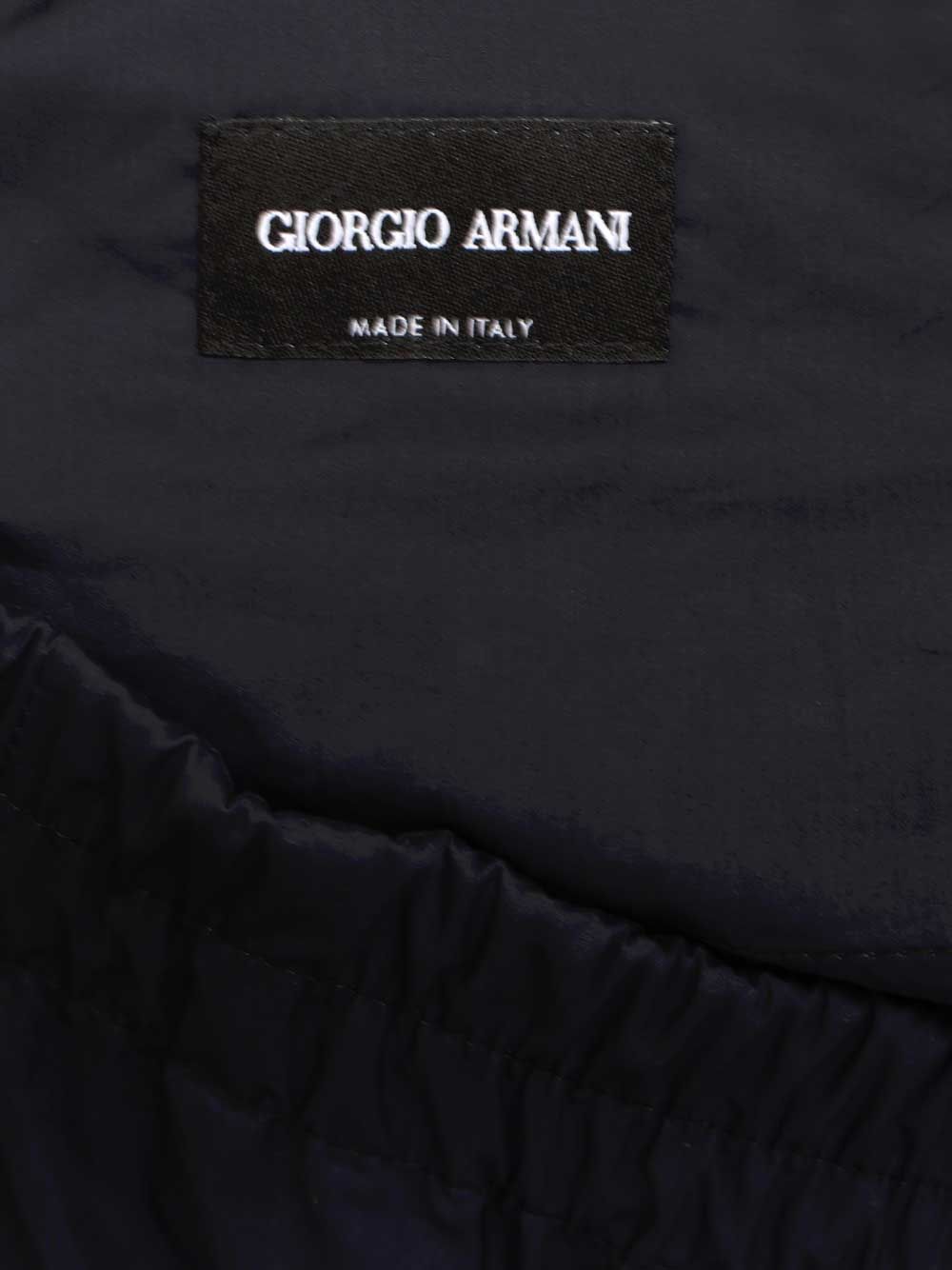 Giorgio Armani Elasticated Waist Trousers - Blu | 90f6f1b2e9d231b494e3ff9a391cd6359dd33522