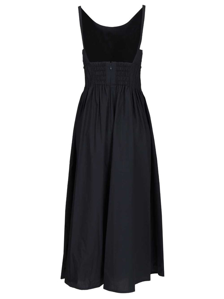 Emporio Armani Long Poplin Dress Abiti - Blu | 88807a3b8ac50ebeeea9dee40a02b5c86213c120