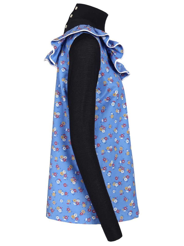Miu Miu Poplin And Wool Sweater Polo shirt - Multicolor | 51662268febe11370a9854d5b5589187b6d0a0ab