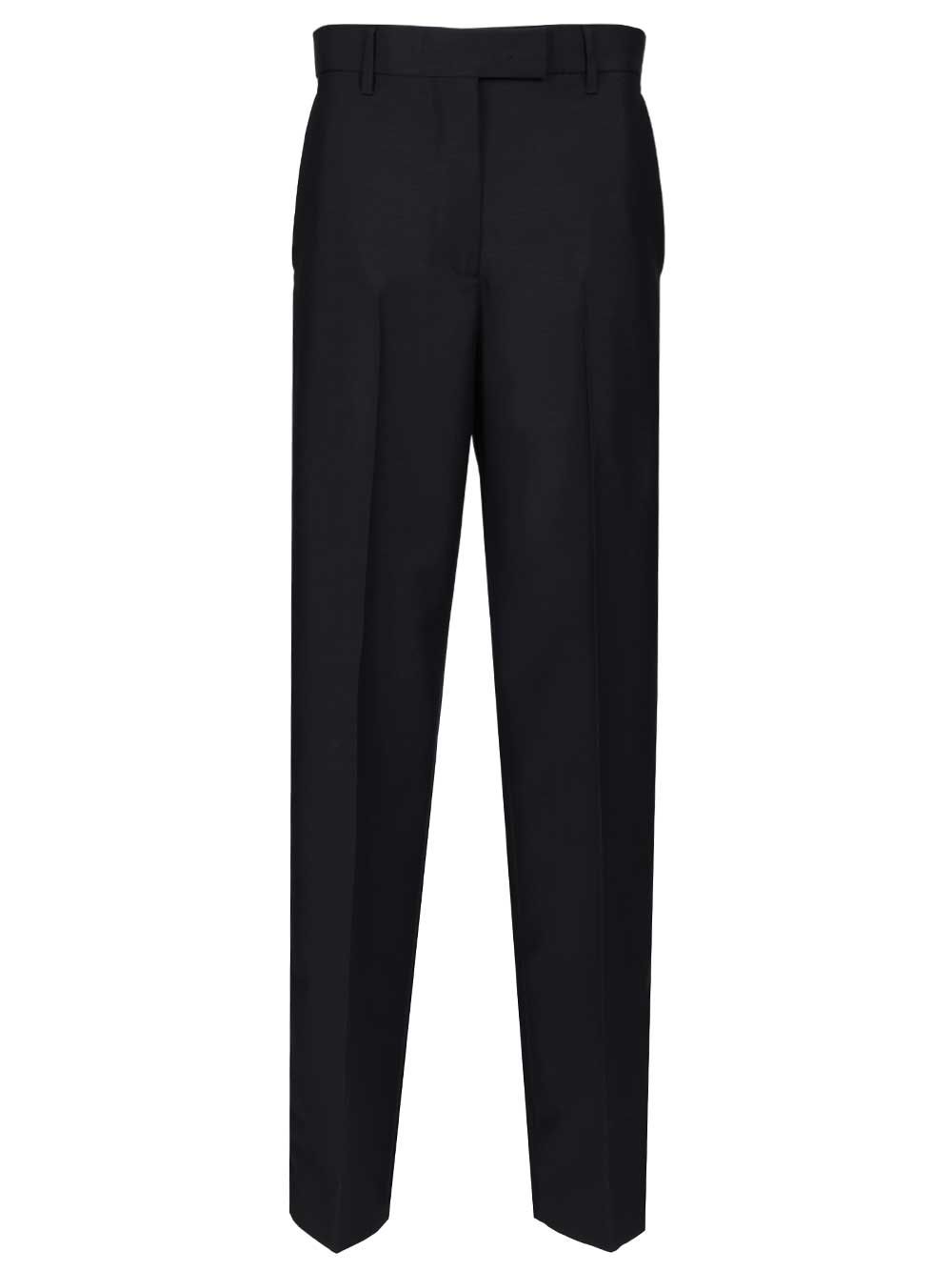 Miu Miu In Kid Mohair Trousers - Blu | a4a94c280d6f40ff4be516041a058671da1a5e77