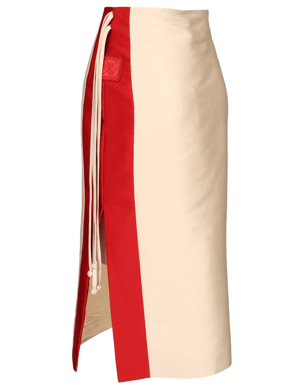 Hui Daniele Long Skirt Gonne - Bianco | d775f03700970aed698225f9462e0e7c03ce0177